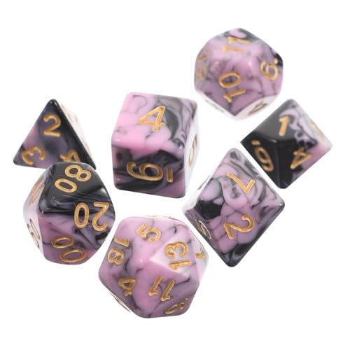 WOONEKY Mehrfarbiges Polyedrische Zahlenwürfel mit Abgerundeten Ecken Verschleißfestes Spielwürfel Brettspiele und Partyspiele Kompakt und Langlebig für Rollenspiel RPG WOONEKY Mehrfarbiges Polyedrische Zahlenwürfel mit Abgerundeten Ecken Verschleißfestes Spielwürfel Brettspiele und Partyspiele Kompakt und Langlebig für Rollenspiel RPG von WOONEKY