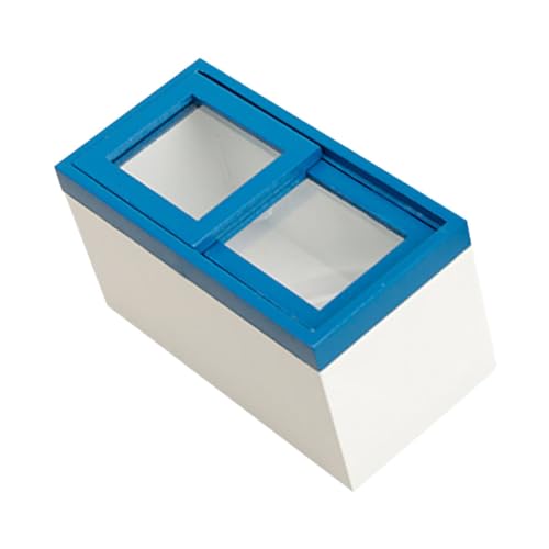 WOONEKY Mini Gefrierschrank Dekoratives Miniaturmöbel Weiß Robust und Detailgetreu als Puppenhaus Zubehör für Ergänzung von Miniatur Küchen und Wohnszenen WOONEKY Mini Gefrierschrank Dekoratives Miniaturmöbel Weiß Robust und Detailgetreu als Puppenhaus Zubehör für Ergänzung von Miniatur Küchen und Wohnszenen von WOONEKY