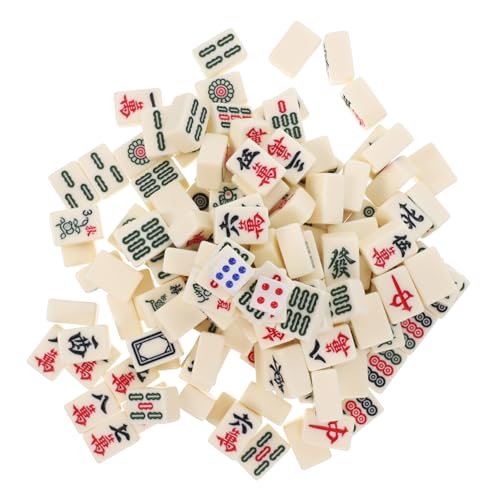 WOONEKY Mini Mahjong Set Kleine Spielsteine Tragbares Mahjongspiel Leichtes Reiseset Für Zuhause Party Bar Traditionelles Chinesisches WOONEKY Mini Mahjong Set Kleine Spielsteine Tragbares Mahjongspiel Leichtes Reiseset Für Zuhause Party Bar Traditionelles Chinesisches von WOONEKY