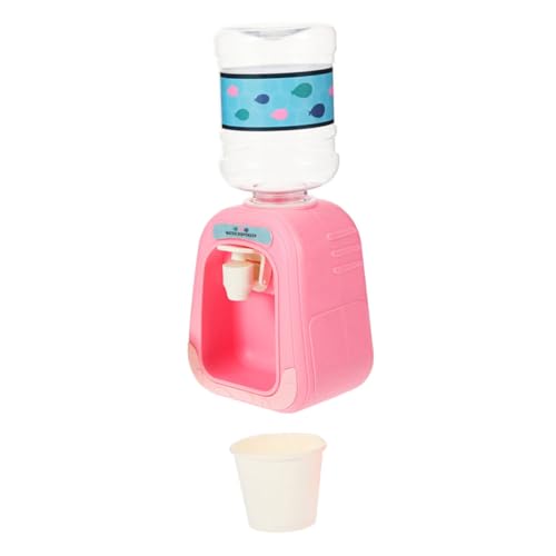 WOONEKY Mini Wasserspender Miniatur Trinkbrunnen Für Puppenhaus Simulierte Wasserapparate Für Rollenspiele Pink Ideal Für Kreative Spielwelten Und Miniatur Szenarien Wasserspender von WOONEKY