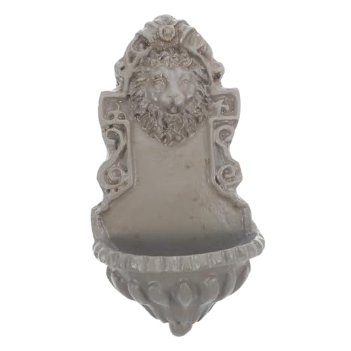 WOONEKY Miniatur Deko Puppenhaus Wanddeko Löwenkopf Resin Kunst Detailreiche Gartenfigur für Outdoor Dollhouse Zubehör Langlebiges Miniatur Wandornament für DIY Puppenhaus Ausstattung WOONEKY Miniatur Deko Puppenhaus Wanddeko Löwenkopf Resin Kunst Detailreiche Gartenfigur für Outdoor Dollhouse Zubehör Langlebiges Miniatur Wandornament für DIY Puppenhaus Ausstattung von WOONEKY