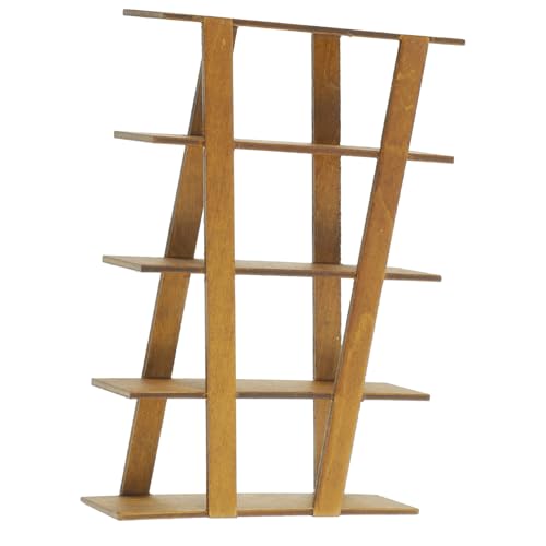 WOONEKY Miniatur Holzmöbel Maßstab Miniatur Regal Dekoratives Mini Aufbewahrungsregal Puppenhaus Zubehör Handgefertigt Holzspielzeug für DIY Puppenhaus Szenen WOONEKY Miniatur Holzmöbel Maßstab Miniatur Regal Dekoratives Mini Aufbewahrungsregal Puppenhaus Zubehör Handgefertigt Holzspielzeug für DIY Puppenhaus Szenen von WOONEKY