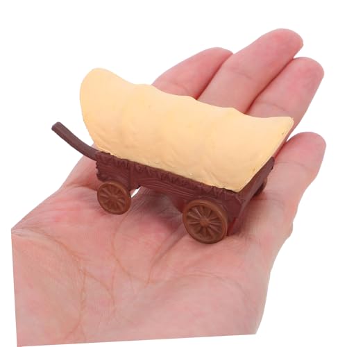 WOONEKY Miniatur Pferdewagen Modell Kunststoff Miniaturwagen Dekoratives Puppenhaus Zubehör Mini Garten Ornament für Sandtisch Landschaft WOONEKY Miniatur Pferdewagen Modell Kunststoff Miniaturwagen Dekoratives Puppenhaus Zubehör Mini Garten Ornament für Sandtisch Landschaft von WOONEKY