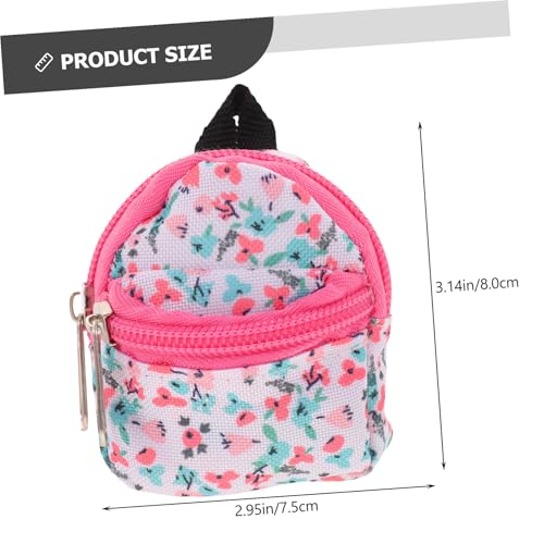 WOONEKY Miniatur Puppenrucksack aus Polyester Kleines Dekoratives Schulranzen Accessoire für Puppen Detailreiches Robust und Modisch Geeignet für Puppenhaus Dekoration WOONEKY Miniatur Puppenrucksack aus Polyester Kleines Dekoratives Schulranzen Accessoire für Puppen Detailreiches Robust und Modisch Geeignet für Puppenhaus Dekoration von WOONEKY