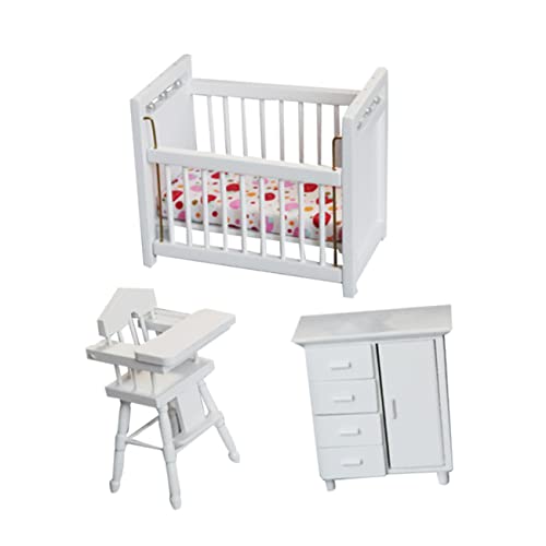 WOONEKY Miniatur Puppenschlafzimmer öbel Set Rollenspiel Spielzeug Für Kinder Puppenhaus öbel üßes Design Für Jungen Und ädchen Ideal Für Kreative Spiele von WOONEKY