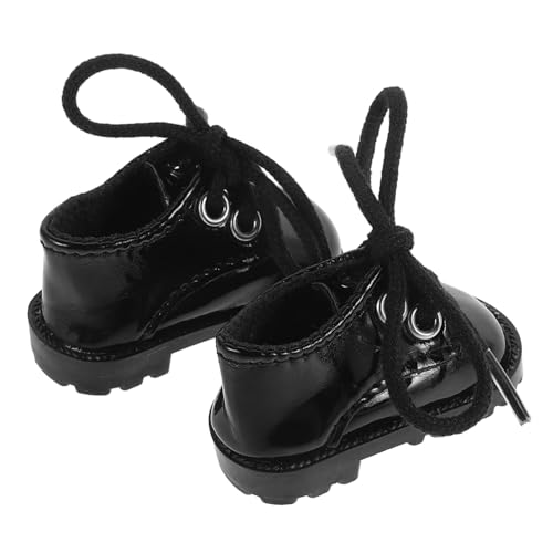 WOONEKY Miniatur Puppenschuhe aus Kunstleder Flache Mini Doll Shoes für Puppen Dekorative Puppenhaus Accessoires Einfach Anzuziehen Niedliche Spielzeugschuhe für Puppenfamilie WOONEKY Miniatur Puppenschuhe aus Kunstleder Flache Mini Doll Shoes für Puppen Dekorative Puppenhaus Accessoires Einfach Anzuziehen Niedliche Spielzeugschuhe für Puppenfamilie von WOONEKY