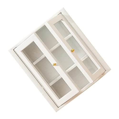 WOONEKY Miniatur Schrank Modell Für Mini Dekoratives Schrank Möbel Für Mikro Landschafts Ideal Deko Element Für Puppenhäuser Und Sammlungen Detailreich Und Ansprechend von WOONEKY