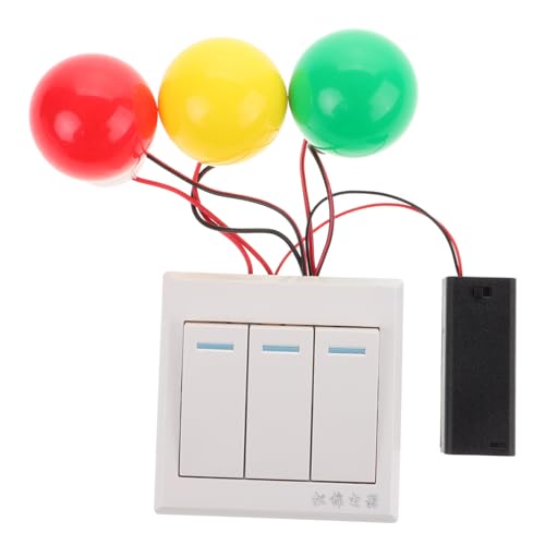 WOONEKY Montessori Busy Board Holzspielzeug mit Bunten LED Lichtern DIY Sensory Toy für Kleinkinder Farbenerkennung Ab Jahr Motorisches Lernspielzeug für Kreatives Fidget Board WOONEKY Montessori Busy Board Holzspielzeug mit Bunten LED Lichtern DIY Sensory Toy für Kleinkinder Farbenerkennung Ab Jahr Motorisches Lernspielzeug für Kreatives Fidget Board von WOONEKY