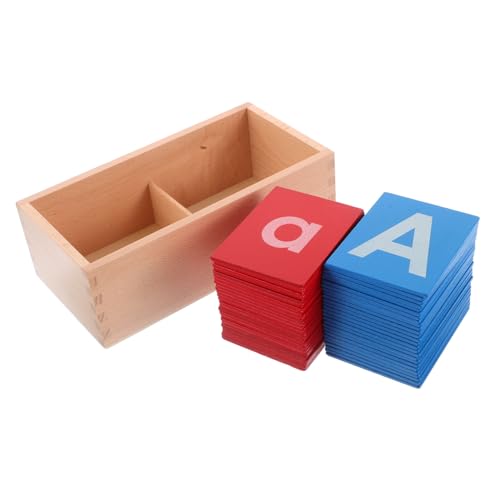 WOONEKY Montessori Sandpapier Buchstabenbrett aus Holz Pädagogisches Lernspielzeug für Vorschule und Kindergarten Montessori Sprachlernmaterial zur Buchstaben Lauterkennung für Jungen und WOONEKY Montessori Sandpapier Buchstabenbrett aus Holz Pädagogisches Lernspielzeug für Vorschule und Kindergarten Montessori Sprachlernmaterial zur Buchstaben Lauterkennung für Jungen und von WOONEKY