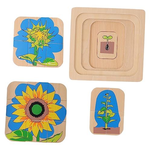 WOONEKY Multilayer Holzpuzzle Lernspielzeug für Pädagogisches Steckspielzeug Vorstellungskraft Hand Auge Koordination und Logischem Geburtstagsgeschenk für Jungen und Mädchen WOONEKY Multilayer Holzpuzzle Lernspielzeug für Pädagogisches Steckspielzeug Vorstellungskraft Hand Auge Koordination und Logischem Geburtstagsgeschenk für Jungen und Mädchen von WOONEKY