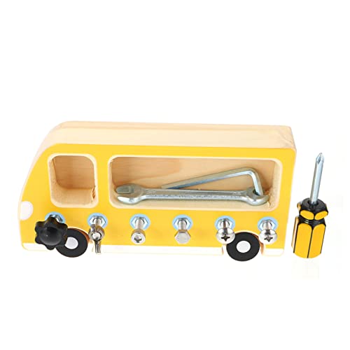 WOONEKY Spielzeug Mit Schraubenmuttern Und Bus-Form Geeignet Für Innen Und Außenbereich Fördert Kognitive Fähigkeiten Und Motorik Von Kindern WOONEKY Spielzeug Mit Schraubenmuttern Und Bus-Form Geeignet Für Innen Und Außenbereich Fördert Kognitive Fähigkeiten Und Motorik Von Kindern von WOONEKY