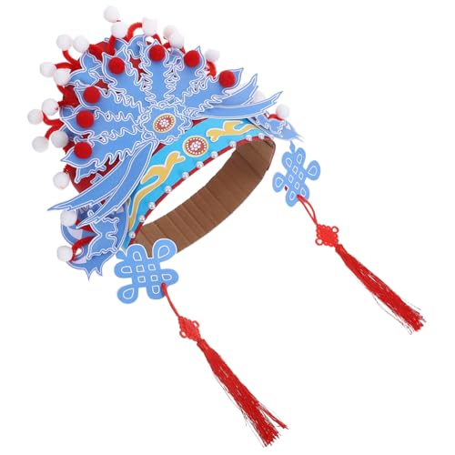 WOONEKY Peking opern Kopfschmuck Cosplay Hut Traditionell Unisex Bastelset Komplett Für Vorschulabschluss Rollenspiel Kulturelle Veranstaltungen WOONEKY Peking opern Kopfschmuck Cosplay Hut Traditionell Unisex Bastelset Komplett Für Vorschulabschluss Rollenspiel Kulturelle Veranstaltungen von WOONEKY