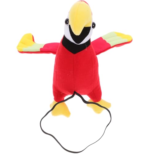 WOONEKY Plüschpapagei für Kinder Ausgestopfter Schulter Piratenpapagei Spielzeug für Kostümpartys Piratenkostüm Zubehör für Junge Mädchen Simulierter Papagei für Halloween WOONEKY Plüschpapagei für Kinder Ausgestopfter Schulter Piratenpapagei Spielzeug für Kostümpartys Piratenkostüm Zubehör für Junge Mädchen Simulierter Papagei für Halloween von WOONEKY