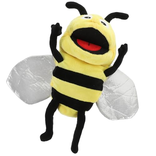 WOONEKY Plüsch Bienen Handpuppe für Interaktives Geschichtenerzählen Lustiges Tier Plüschtier für Kreative Spielstunden und Frühkindliche Bildung WOONEKY Plüsch Bienen Handpuppe für Interaktives Geschichtenerzählen Lustiges Tier Plüschtier für Kreative Spielstunden und Frühkindliche Bildung von WOONEKY