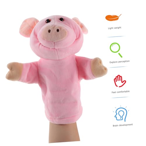 WOONEKY Plüsch Handpuppe Schwein Groß Flauschig Kuschelig Handspielpuppe für Erwachsene Pädagogisch zum Geschichtenerzählen und Rollenspiel Geeignet WOONEKY Plüsch Handpuppe Schwein Groß Flauschig Kuschelig Handspielpuppe für Erwachsene Pädagogisch zum Geschichtenerzählen und Rollenspiel Geeignet von WOONEKY