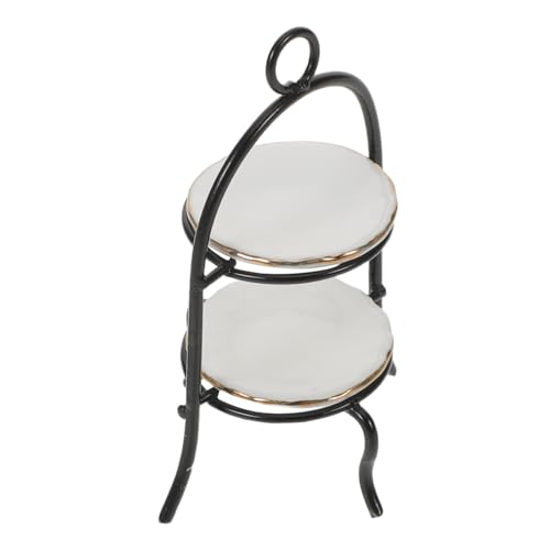 WOONEKY Puppenhaus Zubehör Mini Dessert Präsentationsständer für Realistische Puppenhaus Küche Dekoration WOONEKY Puppenhaus Zubehör Mini Dessert Präsentationsständer für Realistische Puppenhaus Küche Dekoration von WOONEKY