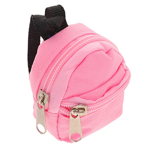 WOONEKY Puppenrucksack Mini Rucksack Puppen Schultasche Fotografie Requisiten Mini Puppentasche Mini Puppen Ornament Schultaschen Ornament Kleine Schultasche Mikro Szene von WOONEKY