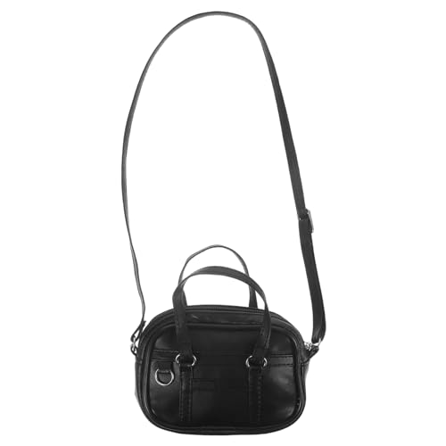 WOONEKY Miniatur Puppentasche Handtasche Für Puppen Schwarze Umhängetasche Zubehör Für ädchen Dekoration Für Miniaturhäuser von WOONEKY