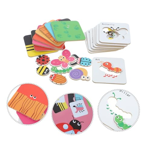 WOONEKY Puzzle aus Papier Lernspielzeug für Jahre Tier Dinosaurier Motive Kognitives Matching Gedächtnis Farberkennung und Problemlösung WOONEKY Puzzle aus Papier Lernspielzeug für Jahre Tier Dinosaurier Motive Kognitives Matching Gedächtnis Farberkennung und Problemlösung von WOONEKY
