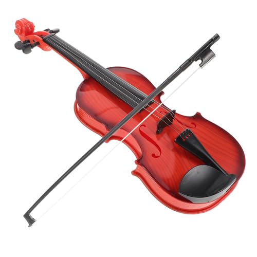 WOONEKY Realistische Kindergeige mit Verstellbarer Saitenspannung Authentischem Klang und Buntem Design Viersaitiges Musikinstrument für Anfänger und Kreative Rollenspiele WOONEKY Realistische Kindergeige mit Verstellbarer Saitenspannung Authentischem Klang und Buntem Design Viersaitiges Musikinstrument für Anfänger und Kreative Rollenspiele von WOONEKY