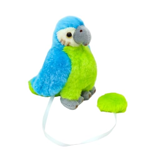 WOONEKY Realistisches Schulterpapagei Plüschtier Blau Weiches Langlebiges Piraten-kostüm-Accessoire für Erwachsene Sicher Haftender Detailgetreuer Kleiner Vogel für Halloween Cosplay WOONEKY Realistisches Schulterpapagei Plüschtier Blau Weiches Langlebiges Piraten-kostüm-Accessoire für Erwachsene Sicher Haftender Detailgetreuer Kleiner Vogel für Halloween Cosplay von WOONEKY