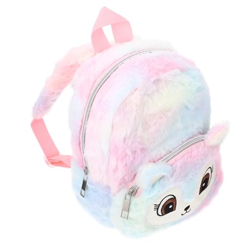 WOONEKY Rucksack Mit Reißverschluss Aufbewahrungstaschen Umhängetasche Für Kleinkinder Outdoor Tasche Für Mädchen Schultasche Für Mädchen Büchertasche Kindertasche Tier Design von WOONEKY