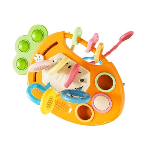 WOONEKY Hängende Spielzeuge Für Babys Baby Pull String Jungen Und Mädchen Ziehen Feinmotorik Entwicklung Kleinkinder Lernspielzeug von WOONEKY