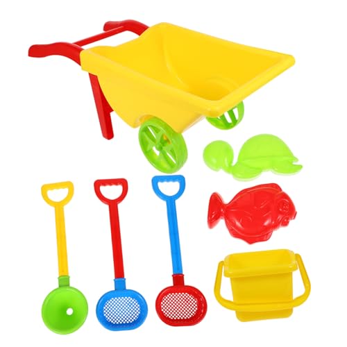 WOONEKY Set Kinder Sandstrand Spielzeug Langlebiges Spielzeug Für Sandkasten Und Strand Mit Eimer Praktisches Aufbewahrungsspielzeug Für Kinder Ideal Für Outdoor Aktivitäten Und von WOONEKY