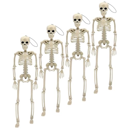 WOONEKY Skelett Party Actionfigur Skeletthandwerk Horror Hängende Hängender Dekoration Terrasse Garten Rasen Aufhängen für Geist zum Skelettdekoration Spukhaus Styles Innen Halloween von WOONEKY