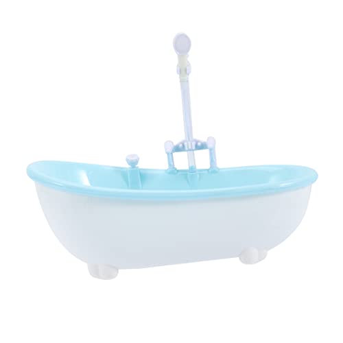 WOONEKY Spielzeug für Sprühwannen Babys Puppen Badewanne Trinken Babywanne Badespielzeug für Babys der Mondgeburtstagsdekorationsjunge Elektrische Puppenbadewanne Plastik Sky-Blue von WOONEKY