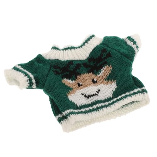 WOONEKY Spielzeugbär-Pullover Minipuppenkleidung Kleidung Bekleidungszubehör Für Stofftiere Stofftierkleidung Wiederverwendbare Puppenkleidung Dekorative Puppenkleidung Garn von WOONEKY