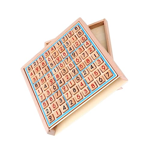 WOONEKY Sudoku Lernspiel Raster Mathematisches Denkspiel für Pädagogisches Holzspielzeug Kreativität und Geistiger Entwicklung Sicheres Naturmaterial WOONEKY Sudoku Lernspiel Raster Mathematisches Denkspiel für Pädagogisches Holzspielzeug Kreativität und Geistiger Entwicklung Sicheres Naturmaterial von WOONEKY