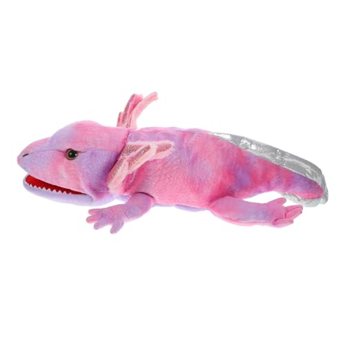 WOONEKY Süße Salamander Handpuppe aus Weichem Plüsch Interaktives Reptil mit Langlebigem Material Pädagogisch für Fördert Kreativität und Motorische Fähigkeiten WOONEKY Süße Salamander Handpuppe aus Weichem Plüsch Interaktives Reptil mit Langlebigem Material Pädagogisch für Fördert Kreativität und Motorische Fähigkeiten von WOONEKY