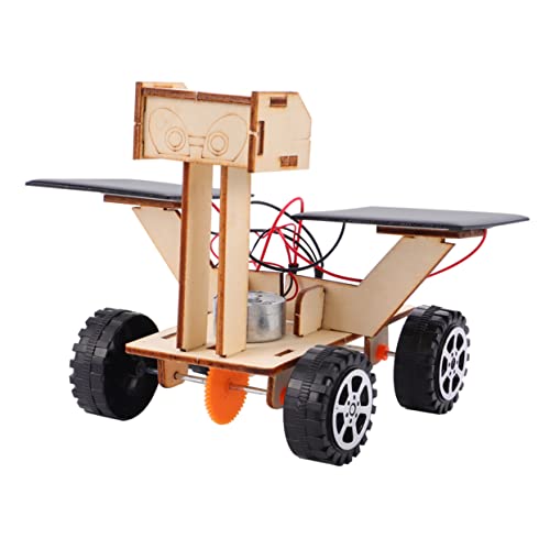 WOONEKY Technologie DIY Handgefertigt Zusammengebautes Spielzeug Kinder Montagespielzeug Solarauto Kinderspielzeug Kinderspielzeug Solar Mond Rover Modelle Spielzeug Für Kinder von WOONEKY