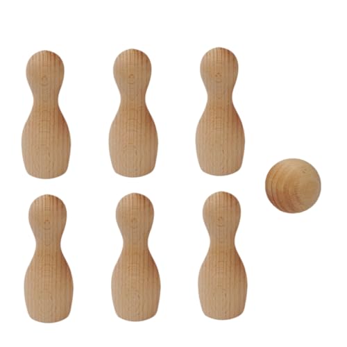 WOONEKY Teiliges Bowling spielset aus Unbehandeltem Buchenholz Pädagogisches Kinderspielzeug Hand Auge koordination für Mädchen Montessori inspiriertes Lernspielzeug für Drinnen und WOONEKY Teiliges Bowling spielset aus Unbehandeltem Buchenholz Pädagogisches Kinderspielzeug Hand Auge koordination für Mädchen Montessori inspiriertes Lernspielzeug für Drinnen und von WOONEKY