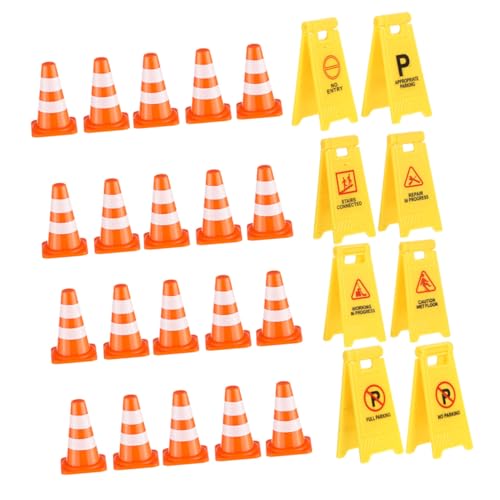 WOONEKY Teiliges Lernspielzeug Miniatur Verkehrsschilder und Verkehrsleitkegel aus Kunststoff mit Abgerundeten Kanten Realistische Warnzeichen für Spielerisches Erlernen von Verkehrsregeln WOONEKY Teiliges Lernspielzeug Miniatur Verkehrsschilder und Verkehrsleitkegel aus Kunststoff mit Abgerundeten Kanten Realistische Warnzeichen für Spielerisches Erlernen von Verkehrsregeln von WOONEKY