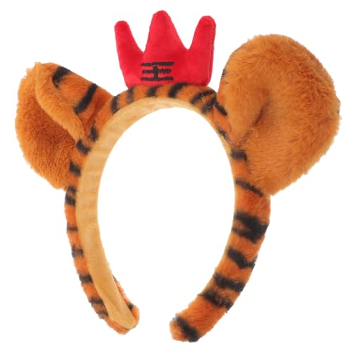 WOONEKY Tiger Ohren Haarreif mit Kleinem Tiger Design Niedliches Mädchen Haaraccessoire Verspieltes Cosplay Stirnband für Karneval Fasching und Party Vielseitiges Haarschmuck Zubehör WOONEKY Tiger Ohren Haarreif mit Kleinem Tiger Design Niedliches Mädchen Haaraccessoire Verspieltes Cosplay Stirnband für Karneval Fasching und Party Vielseitiges Haarschmuck Zubehör von WOONEKY
