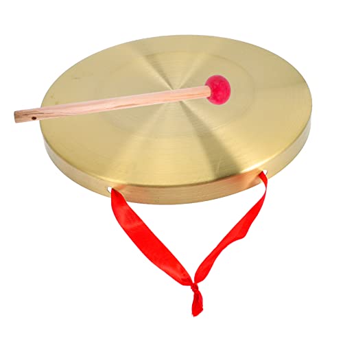 WOONEKY Tragbarer Kupfer Gong mit Schlägel Vielseitiges Chinesisches Schlaginstrument für Warnungen Firmenfeiern Bühnenauftritte Geeignet für Kindergarten und Hochwasserwarnung WOONEKY Tragbarer Kupfer Gong mit Schlägel Vielseitiges Chinesisches Schlaginstrument für Warnungen Firmenfeiern Bühnenauftritte Geeignet für Kindergarten und Hochwasserwarnung von WOONEKY
