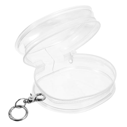 WOONEKY Transparente Babytasche Outdoor-Puppenhalter Beutel Aufbewahrungstasche für Puppenkleidung tragbar Mini-Sammlerstück-Display Taschen Puppentragetasche Mini-Puppentasche Metall Weiß von WOONEKY