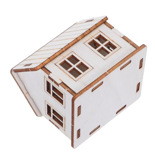 WOONEKY Unfertiges DIY Holzhaus Modellbausatz Puzzle Holz Miniaturhaus Bastelset Aus Robustem Holz Für Erwachsene Familien Freizeitspaß Einfallsreiches WOONEKY Unfertiges DIY Holzhaus Modellbausatz Puzzle Holz Miniaturhaus Bastelset Aus Robustem Holz Für Erwachsene Familien Freizeitspaß Einfallsreiches von WOONEKY