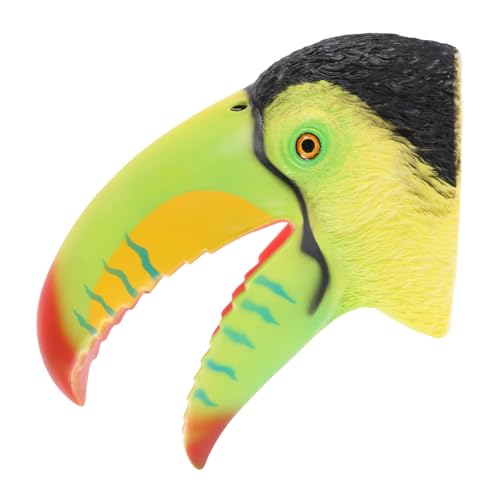 WOONEKY Weicher Waschbarer Toucan Handpuppe für Interaktives mit Beweglichem Mund Pädagogische Tier handpuppe für Rollenspiele und Bühnenauftritte Grün WOONEKY Weicher Waschbarer Toucan Handpuppe für Interaktives mit Beweglichem Mund Pädagogische Tier handpuppe für Rollenspiele und Bühnenauftritte Grün von WOONEKY