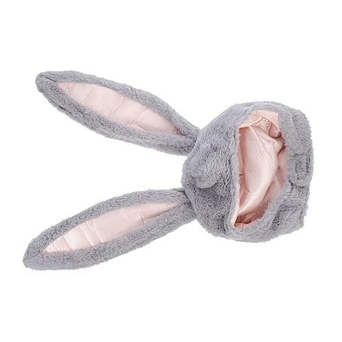 WOONEKY Weihnachtliche Plüsch Hasenohren Haube mit Verstellbaren Ohren Warmes Cosplay Kostüm für Mädchen Süßer Ohrhut für Kalte Tage und Festliche Partys WOONEKY Weihnachtliche Plüsch Hasenohren Haube mit Verstellbaren Ohren Warmes Cosplay Kostüm für Mädchen Süßer Ohrhut für Kalte Tage und Festliche Partys von WOONEKY
