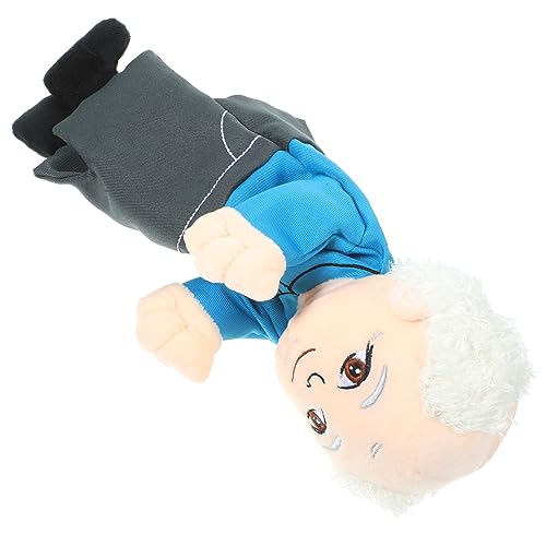 WOONEKY dekorative Hand lustige Helfer Handpuppen Fingerpuppen der Familie gefüllte Puppe interaktive Puppen Hand Puppet realistisches Figurenspielzeug Storytime-Handspielzeug PP Baumwolle von WOONEKY