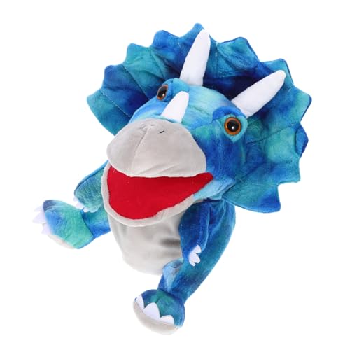 WOONEKY handpuppe plüsch handpuppe Stofftierpuppen entzückendes Marionettenspielzeug interaktives Spielzeug Kinder Puppen Safe Toy Interaktives Eltern-Kind-Spielzeug Puppen für Kinder Blue von WOONEKY