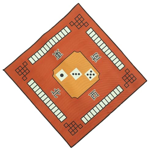 WOONEKY rutschfeste Mahjong Tischdecke aus Polyester mit Geräuschdämpfender Unterlage Quadratische Spieltischmatte für Brettspiele Domino und Poker Strapazierfähige Pflegeleichte WOONEKY rutschfeste Mahjong Tischdecke aus Polyester mit Geräuschdämpfender Unterlage Quadratische Spieltischmatte für Brettspiele Domino und Poker Strapazierfähige Pflegeleichte von WOONEKY