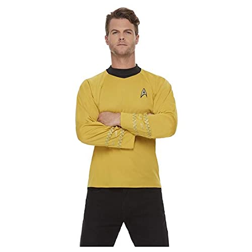 PAPSTAR NEU Star Trek, Kommandouniform, Raumschiff Enterprise, Gold, Oberteil, Größe: XL von PAPSTAR