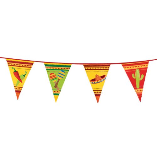 PAPSTAR Wimpelkette Fiesta, 6 m von PAPSTAR