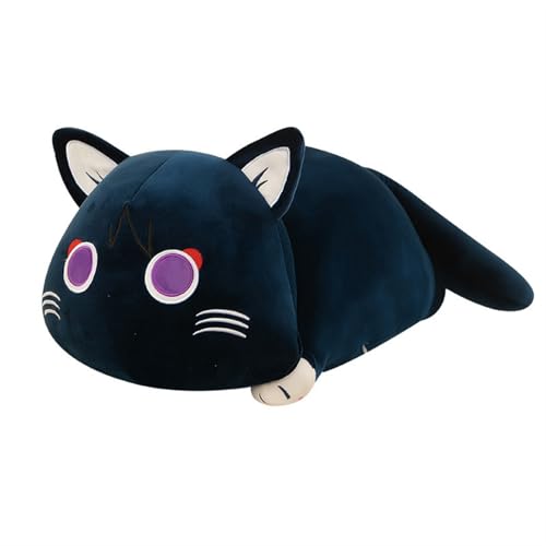 WORTA Genshin Scaramouche Katzenplüsch, Kuscheltiere Weiches Kuschelkissen Geschenke for Kinder Jungen Und Mädchen Fans(105CM/41.3IN) von WORTA