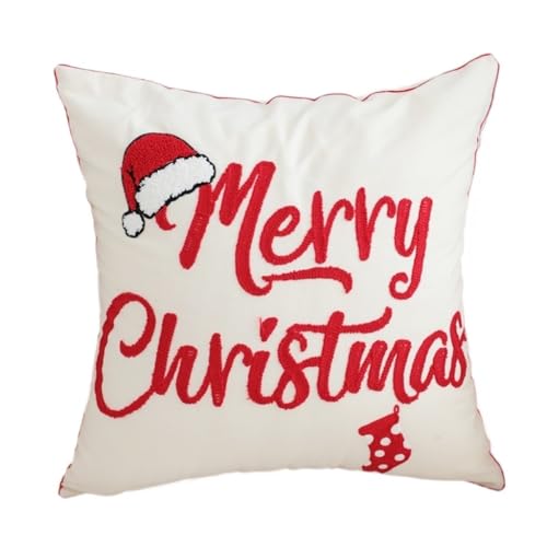 WOSHIXIAOKEAI Heimkissen Cartoon Weihnachten Dekorative Kissen Wohnzimmer Sofa Dekorative Kissen Schlafzimmer Sofa Kissen Urlaub Kissen Kissen(E) von WOSHIXIAOKEAI