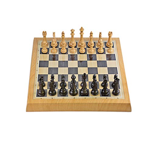 Schachspiel Verbessertes magnetisches Schachspiel, 18,4 x 18,4 Zoll großes Schachspiel mit magnetisch gefertigten Schachfiguren, Spielbrettset, Internationales Schach, Schach von WOTZOV